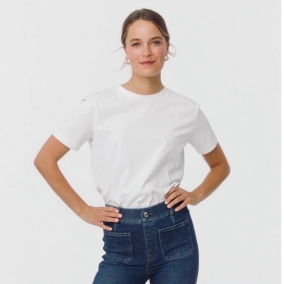 NWT Spanx White T-Shirt Bodysuit - Picture 3 of 5